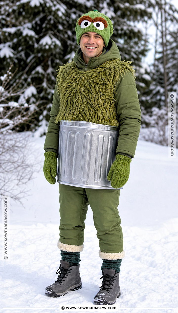 Cold Weather Oscar The Grouch Costume - 30 Oscar The Grouch Costume Ideas