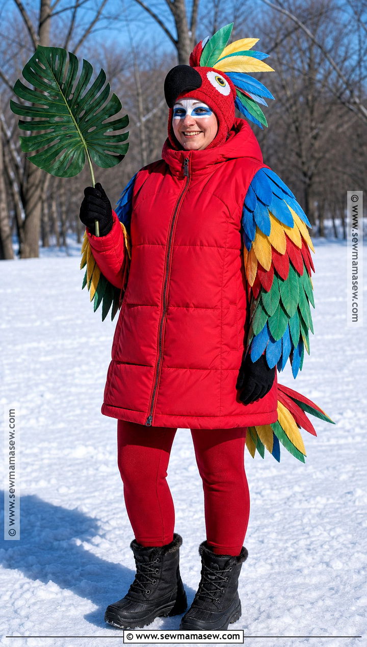 Cold Weather Parrot Costume - 35 parrot costume ideas