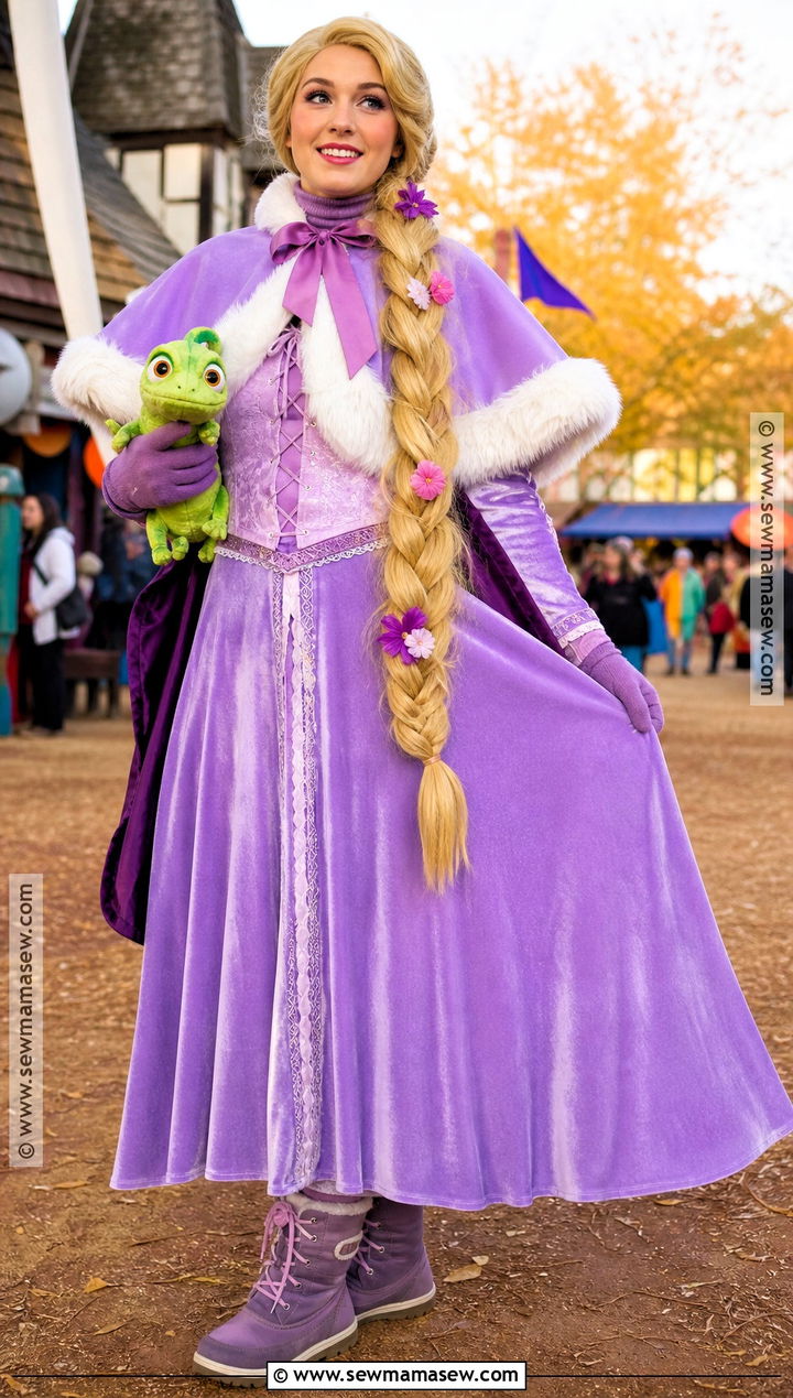 Cold Weather Rapunzel Costume - 30 tangled rapunzel costume ideas