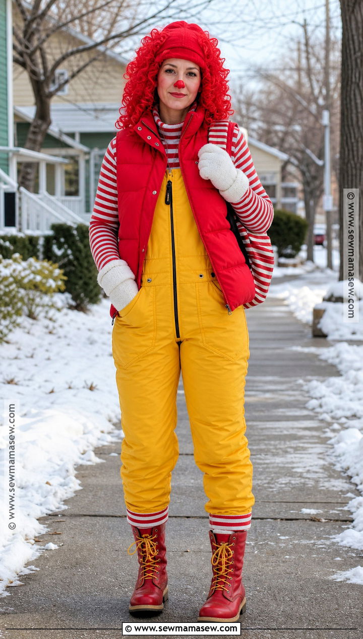 Cold Weather Ronald McDonald Costume - 30 Ronald Mcdonald Costume Ideas for Women