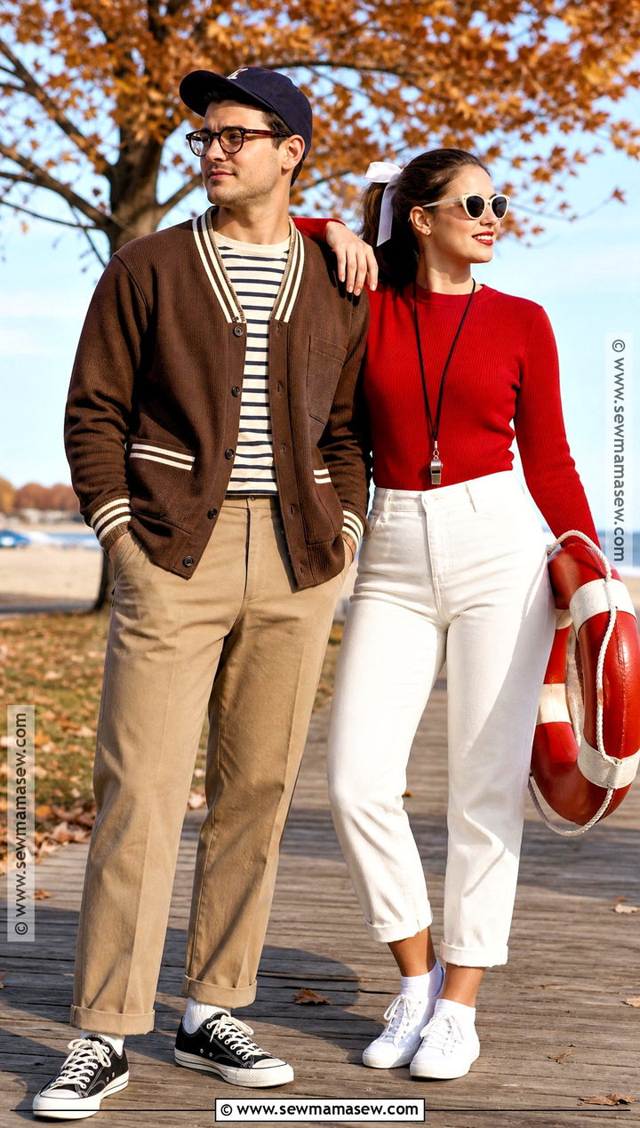 Cold Weather Squints And Wendy Sandlot Costume - 30 Sandlot Couple Costume Ideas