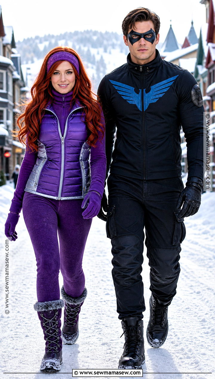 Cold Weather Starfire And Nightwing Costume - 35 starfire and nightwing costume ideas