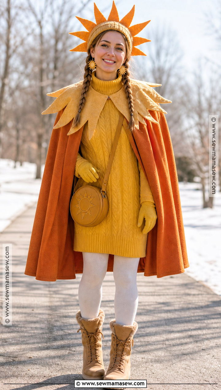 Cold Weather Sun Costume - 30 Sun Costume Ideas for Women