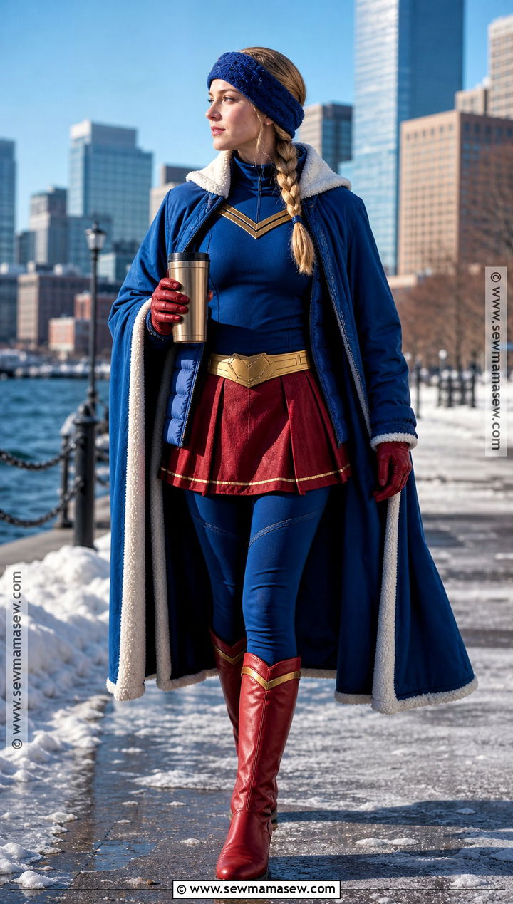 Cold Weather Supergirl Costume - 30 Supergirl Halloween Costume Ideas