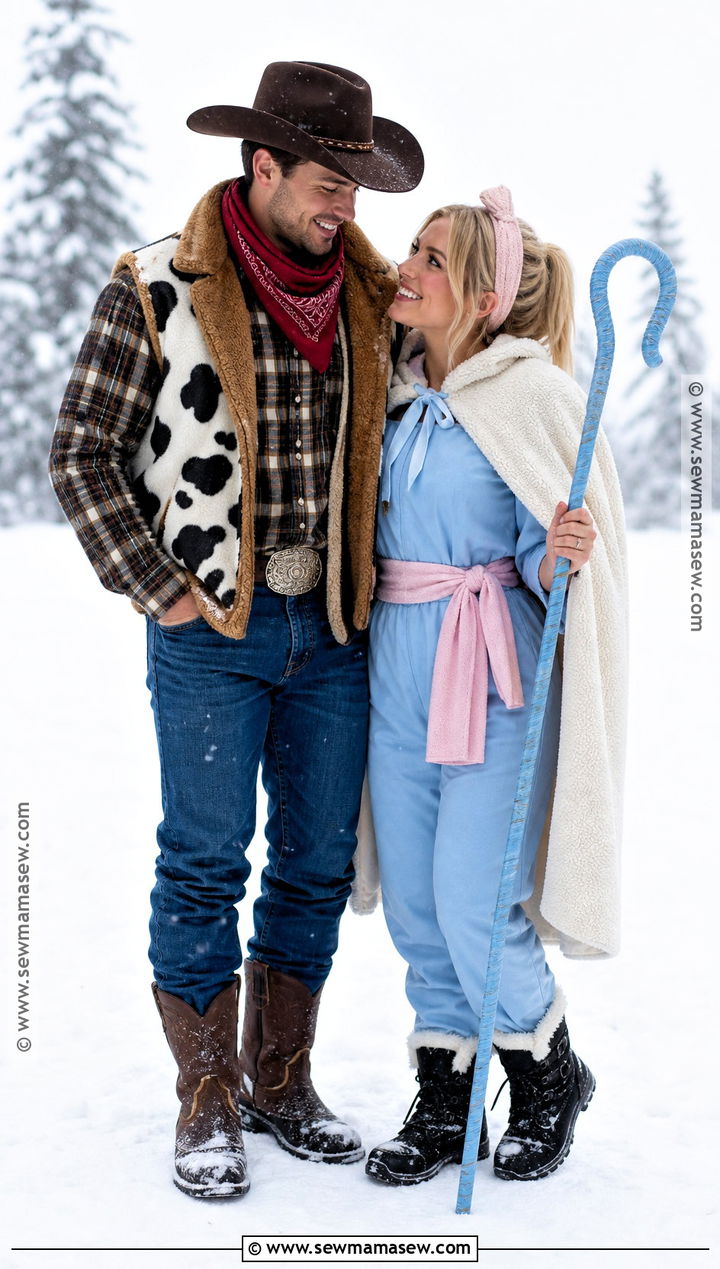 Cold Weather Woody And Bo Peep Costume - 40 woody and bo peep costume ideas