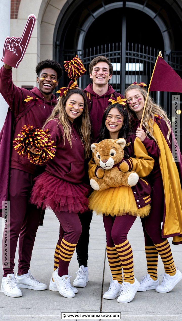 College Mascot Superfan Costume - 30 college costume ideas