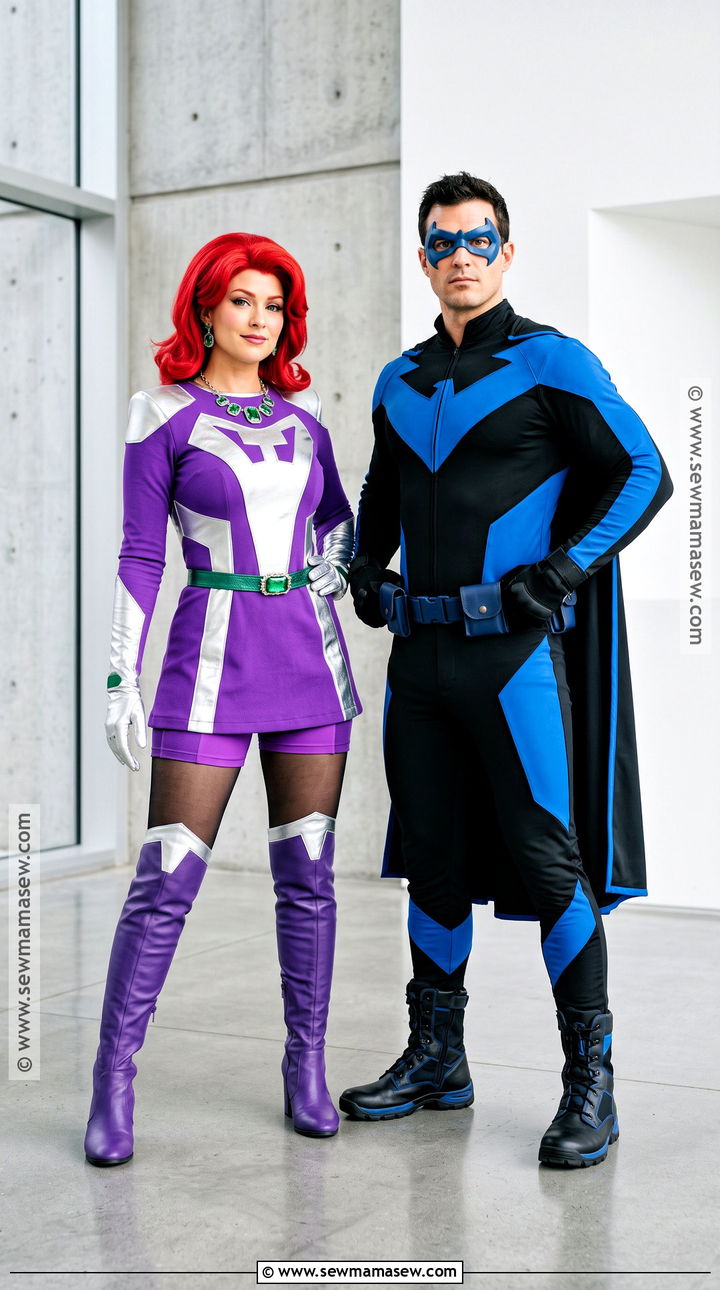 Color Block Starfire And Nightwing Costume - 35 starfire and nightwing costume ideas