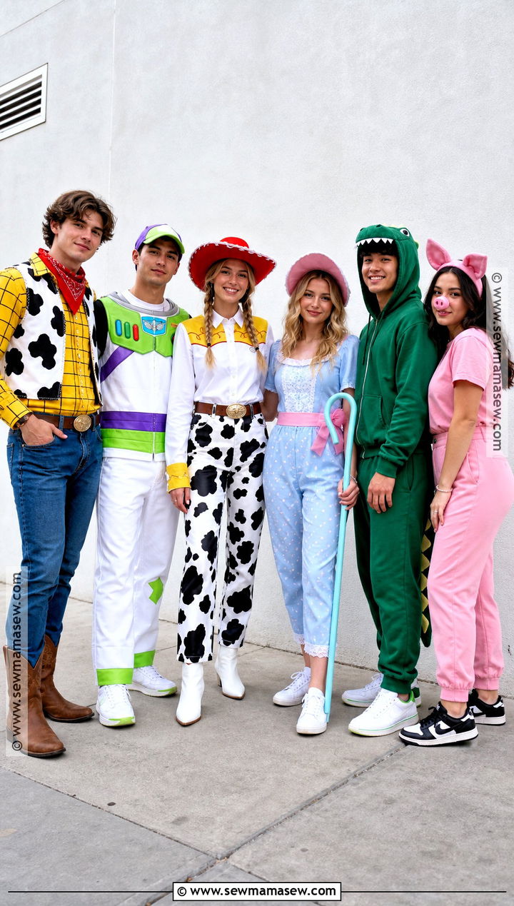 Color Block Toy Story Group Costume - 35 toy story group costume ideas