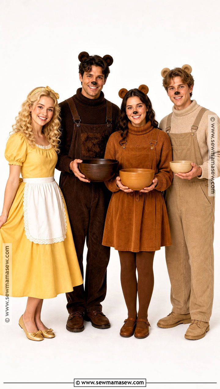 Color Coded Goldilocks And The Three Bears Costume - 30 goldilocks and the three bears costume ideas