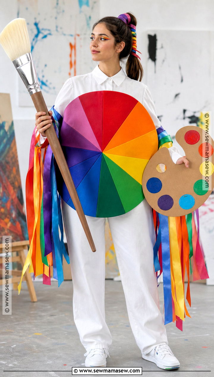 Color Wheel Costume - 40 original halloween costumes