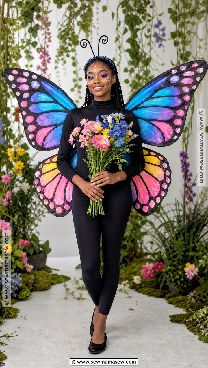 Colorful Butterfly Costume - 30 halloween costume ideas easy