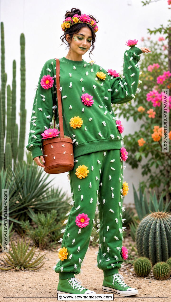 Colorful Cactus Costume - 35 creative costumes