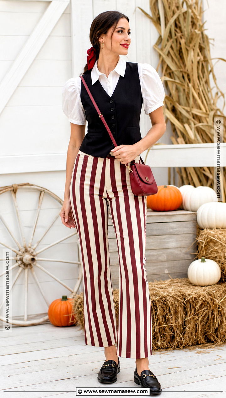 Colorful Circus Inspired Halloween Outfit - 50 halloween outfit ideas