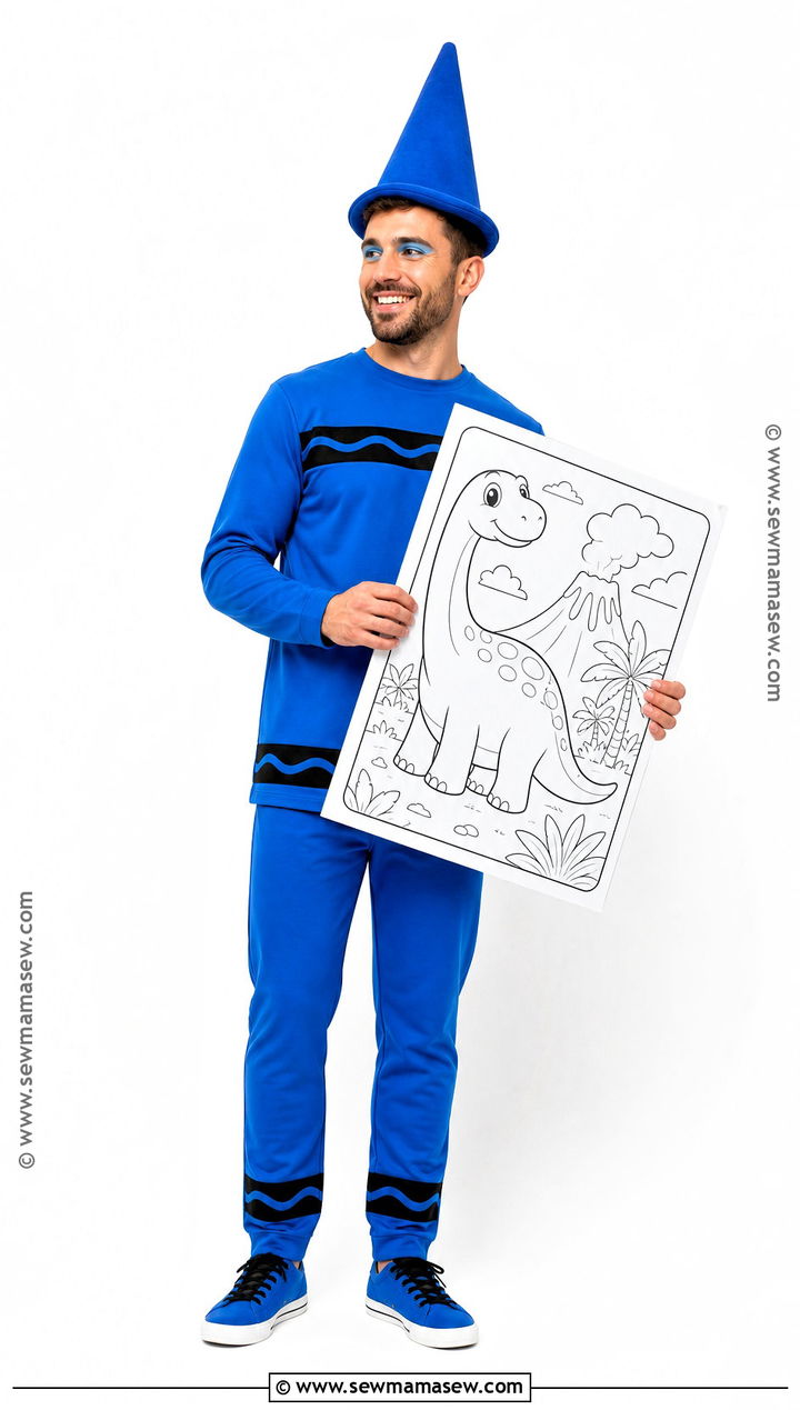 Colorful Crayon Costume - 40 low effort halloween costume ideas
