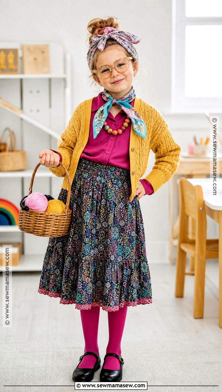 Colorful Grandma 100th Day Costume - 40 100th day of school dress up ideas