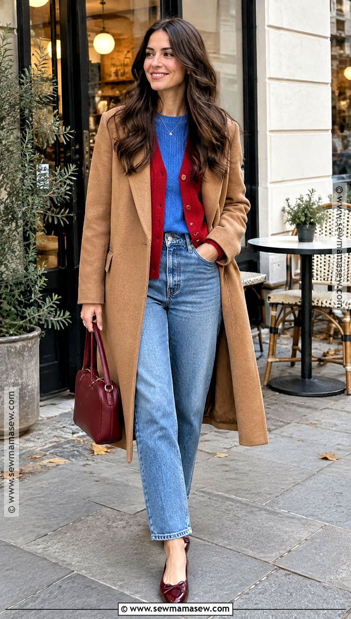 Colorful Layered Knit Outfit - 20 2026 Fall Winter Fashion Trends