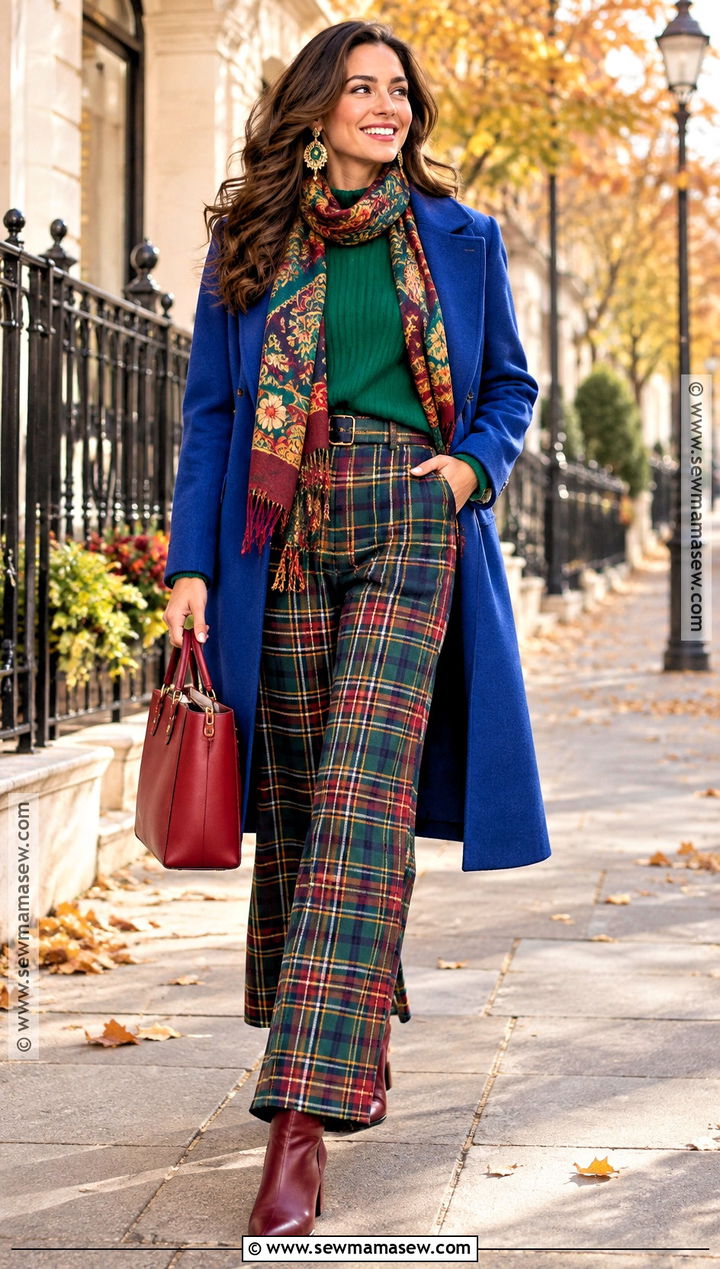 Colorful Maximalist Fall Outfit - 20 fall clothing aesthetic ideas
