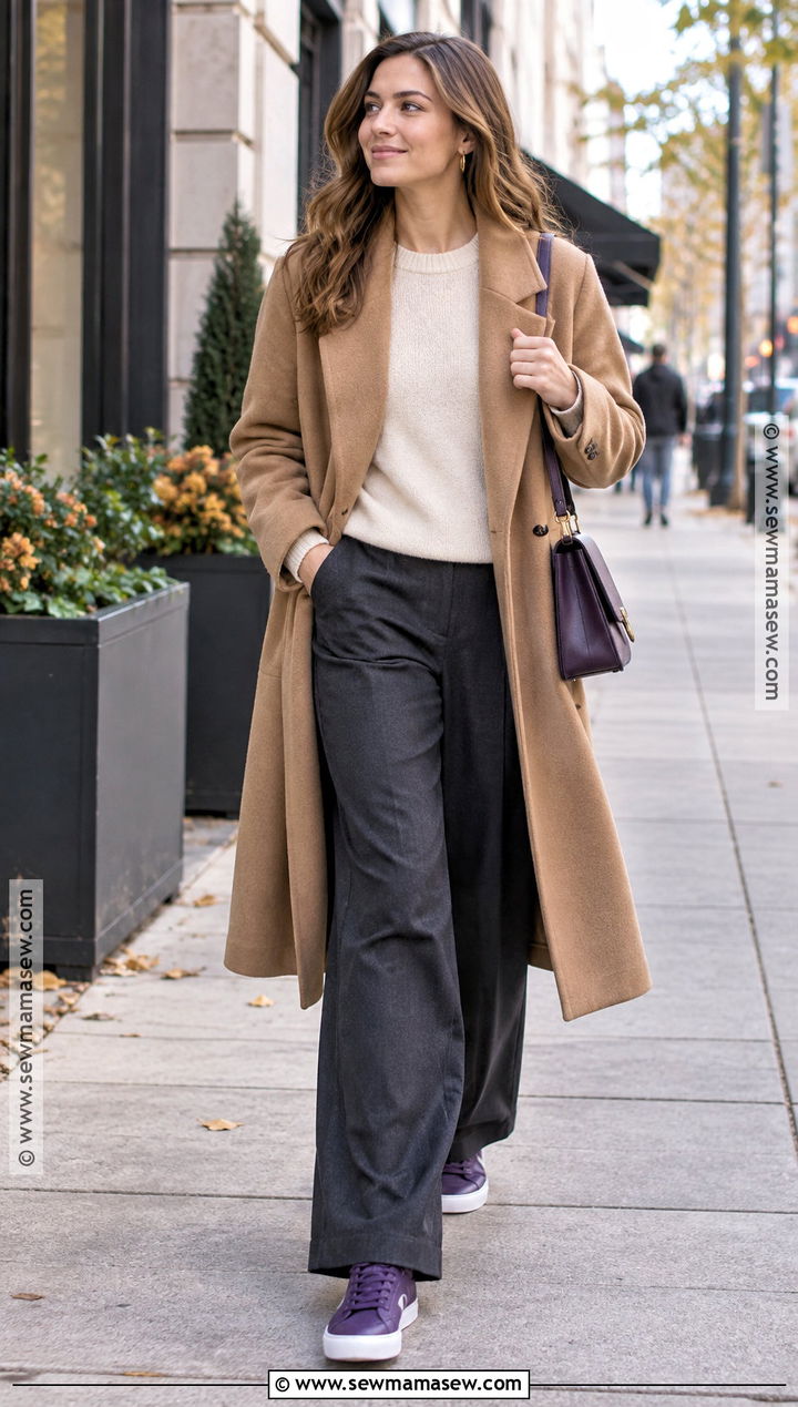 Colorful Sneakers With Neutral Layers - 15 fall must have shoes