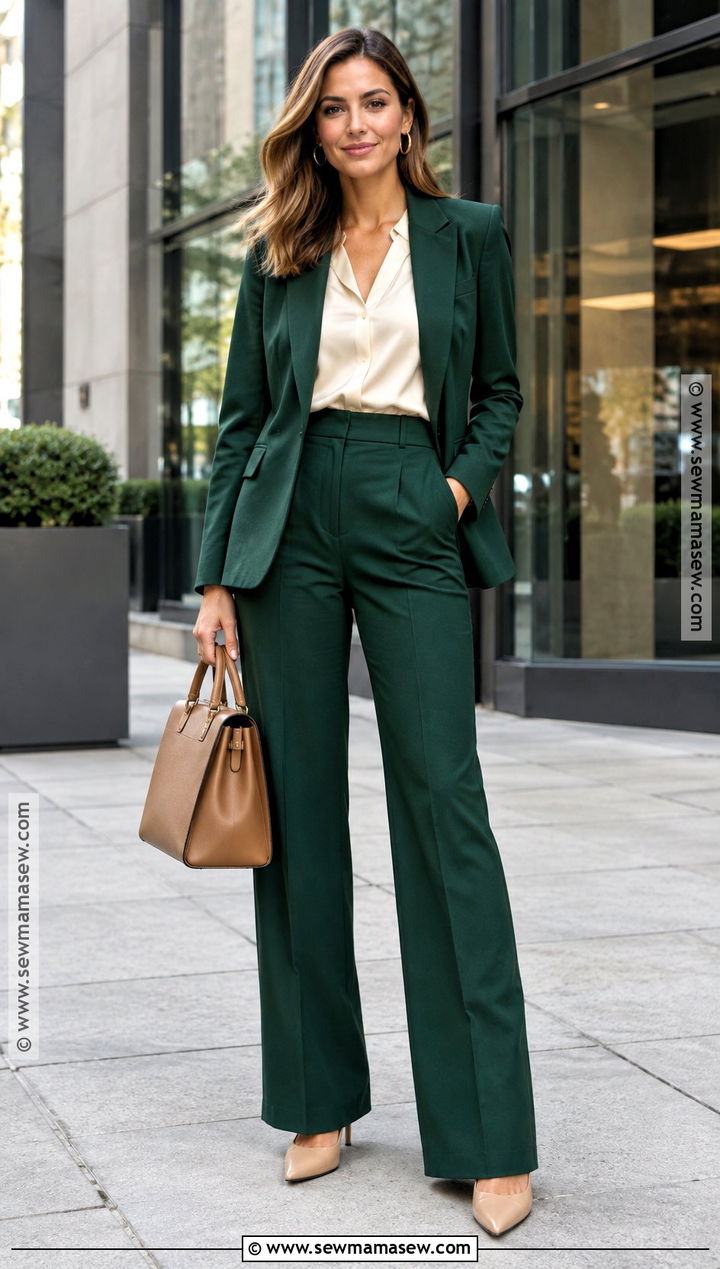 Colorful Suit Fall Work Outfit - 15 Fall Work Style Ideas 2026