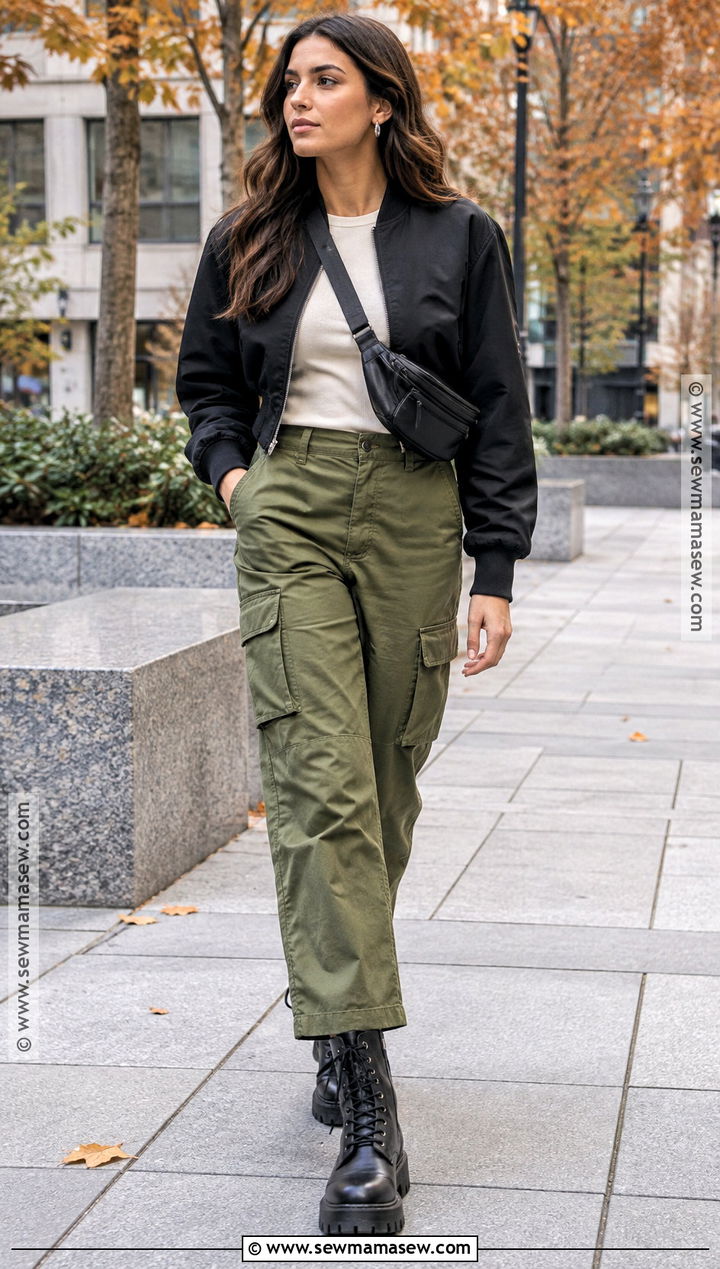 Combat Boots With Cargo Pants Outfit - 15 2026 fall boots outfits