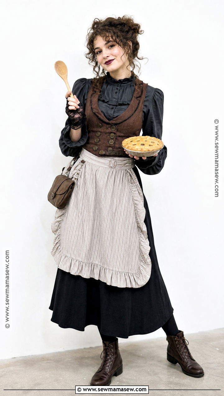 Comfortable Mrs Lovett Costume With Flat Boots - 30 mrs lovett costume ideas