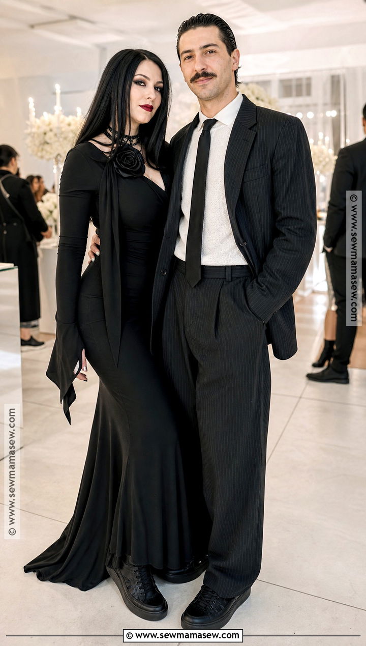 Comfortable Sneaker Morticia And Gomez Costume - 40 morticia and gomez addams costume ideas
