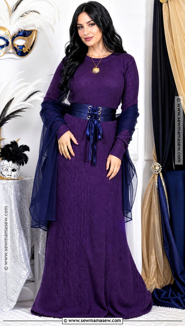 Comfortable Vanessa Costume With Knit Dress - 30 Vanessa Little Mermaid Costume Ideas