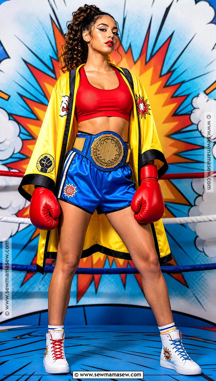 Comic Book Boxer Costume - 35 Boxer Costume Ideas for Women