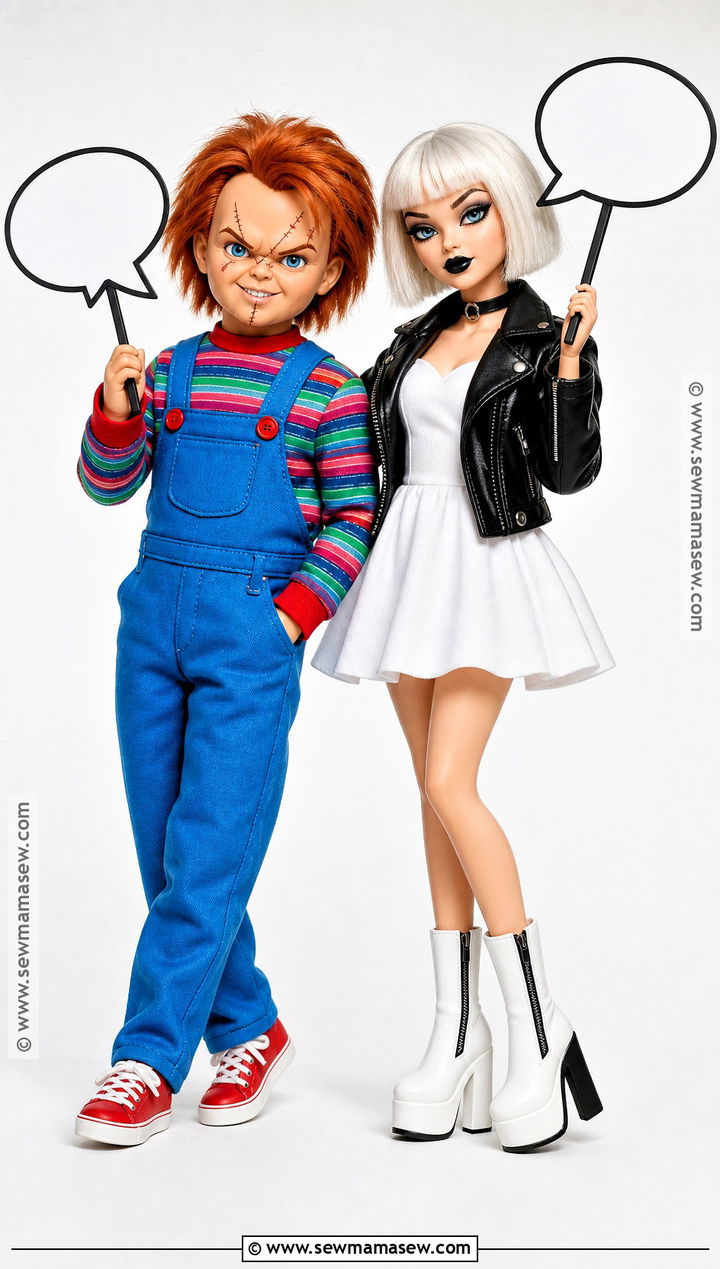 Comic Book Chucky And Tiffany Costume - 45 chucky and tiffany costume ideas