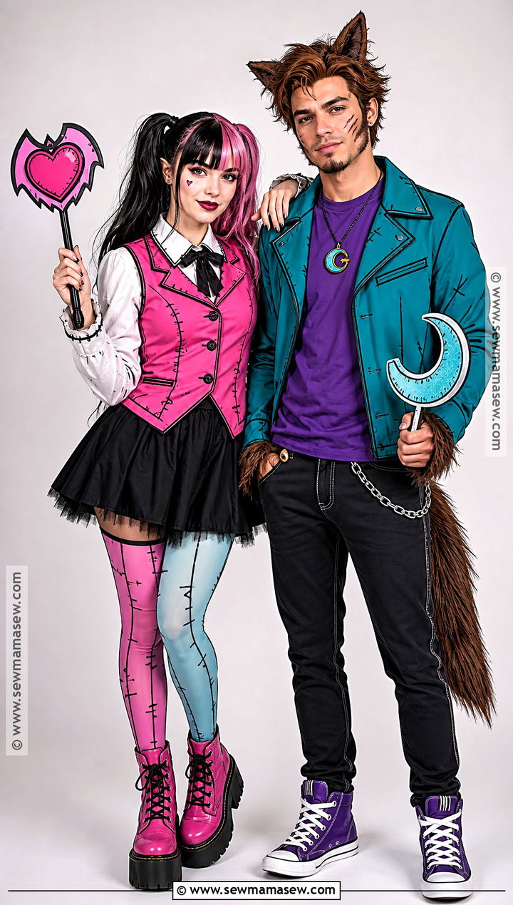 Comic Book Draculaura And Clawd Wolf Costume - 30 draculaura and clawd wolf costume ideas