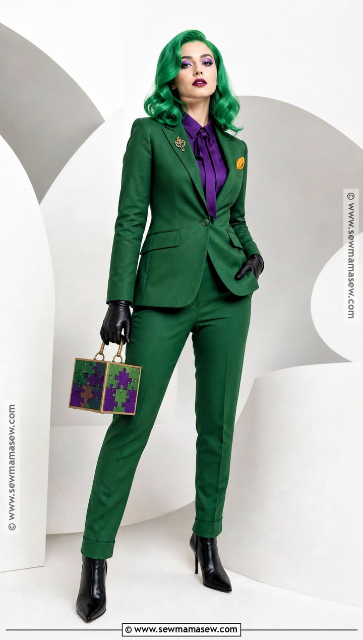 Comic Book Villain Costume With Green Suit - 45 costume party ideas