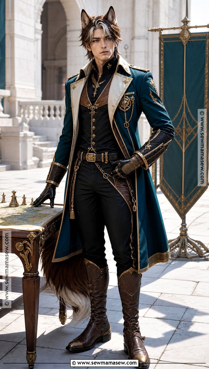 Commander Gorou Cosplay With Long Coat - 30 Gorou Cosplay Ideas