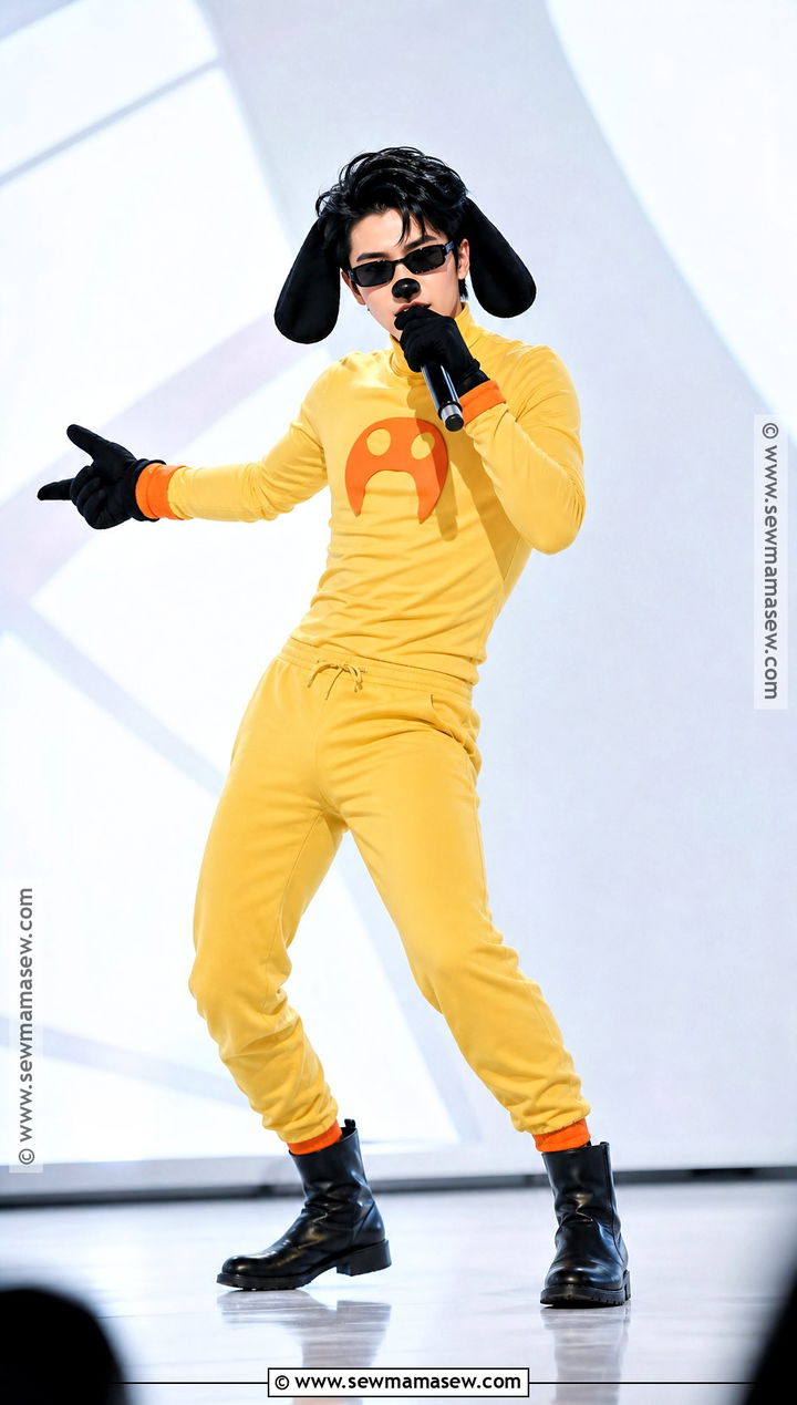Concert Dancer Max Goof Costume With Black Boots - 40 max goofy costume ideas