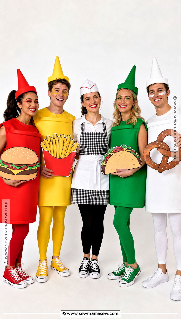 Condiment Bottle Group Costume - 35 easy group costumes