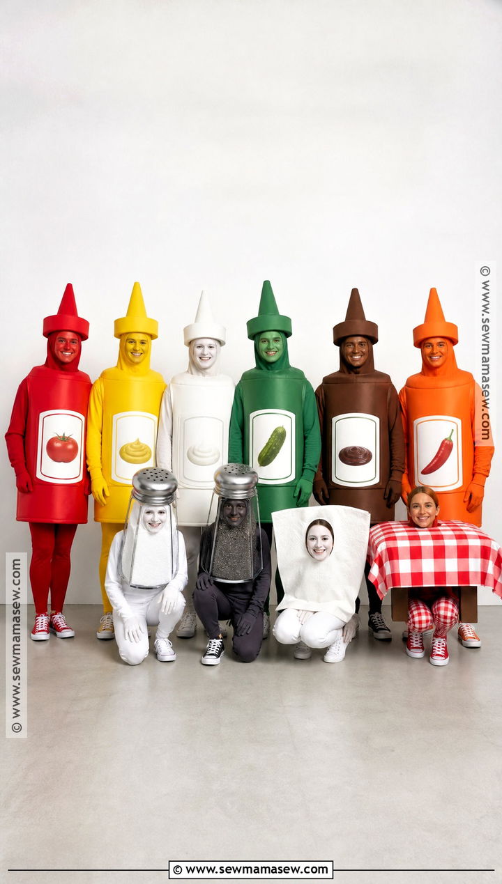 Condiment Bottles Group Costume - 35 big group costume ideas
