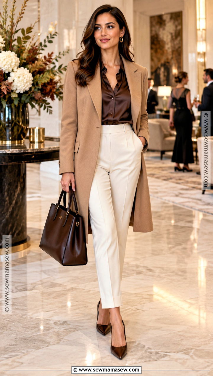 Cone Heel Pumps With Tailored Trousers - 20 fall dress shoes for women
