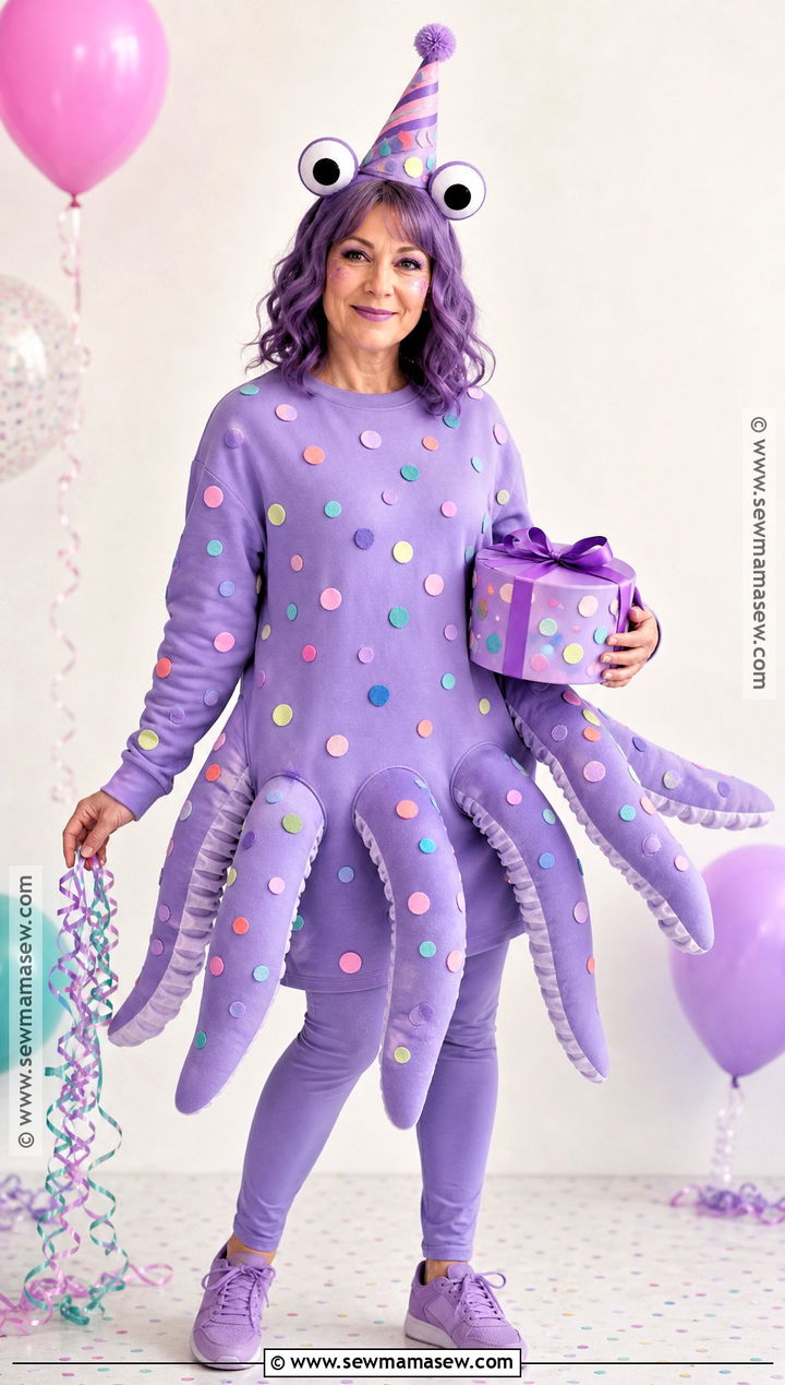 Confetti Octopus Party Animal Costume - 45 party animal costume ideas