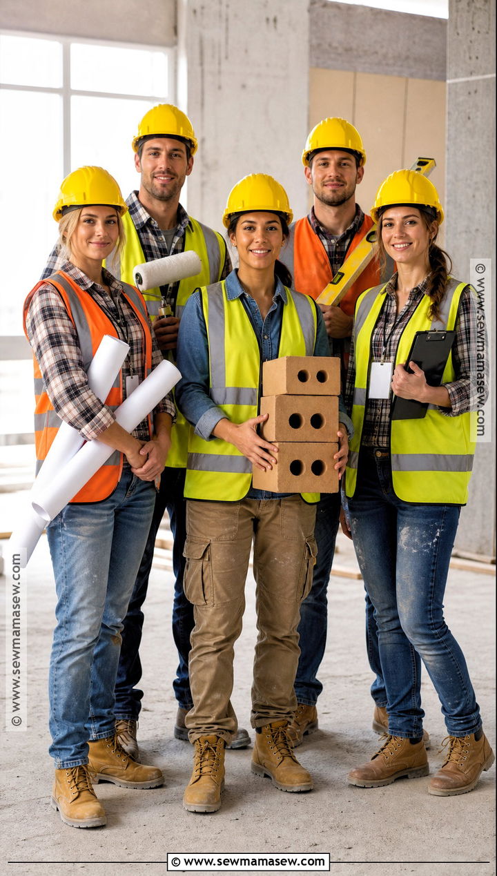 Construction Crew Group Costume - 30 Group Dress Up Ideas