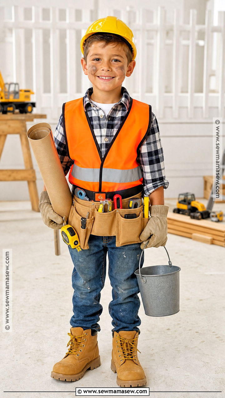 Construction Worker Boy Costume - 35 boy costumes