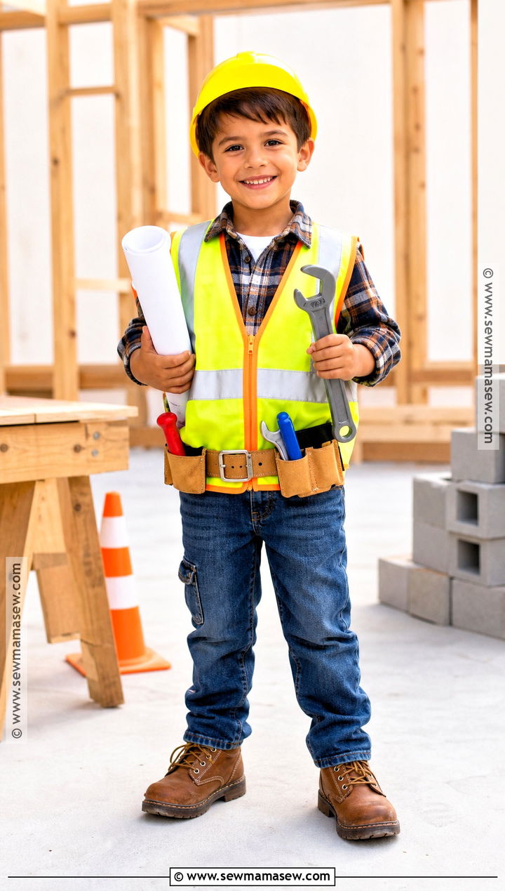 Construction Worker Career Day Costume - 40 career day dress up ideas