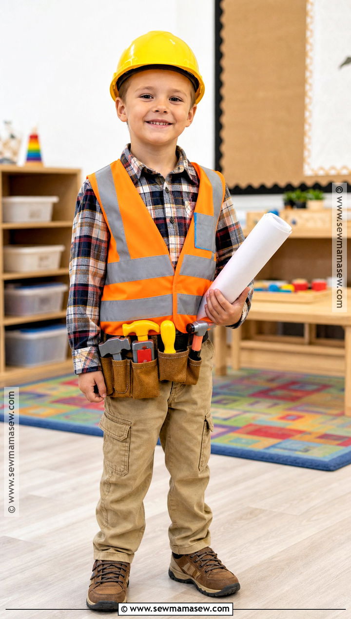 Construction Worker Career Day Costume - 30 career day costumes for kids