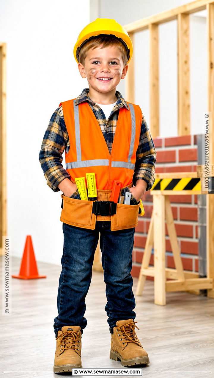 Construction Worker Costume For Boys - 35 kids halloween costumes for boys