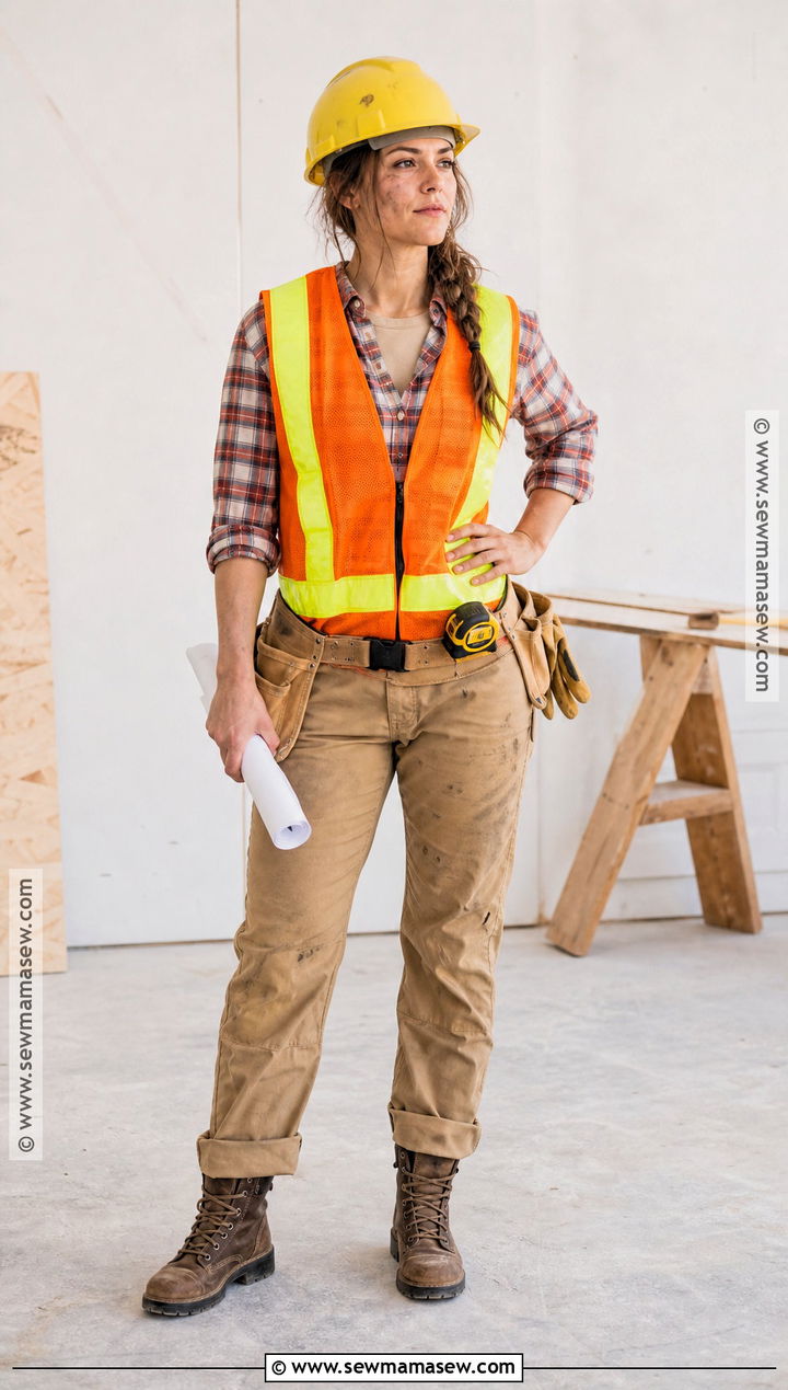 Construction Worker Costume With Safety Vest - 50 simple halloween costumes