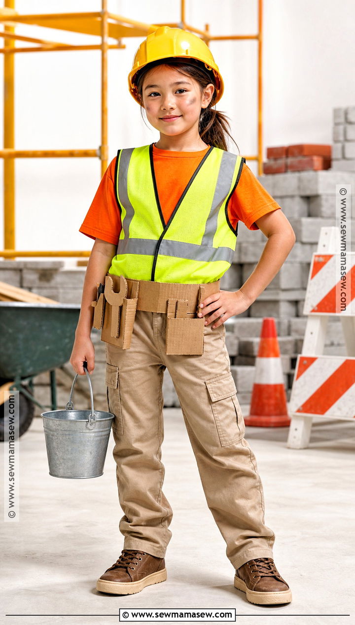Construction Worker Costume With Tool Belt - 30 last minute costume ideas for kids