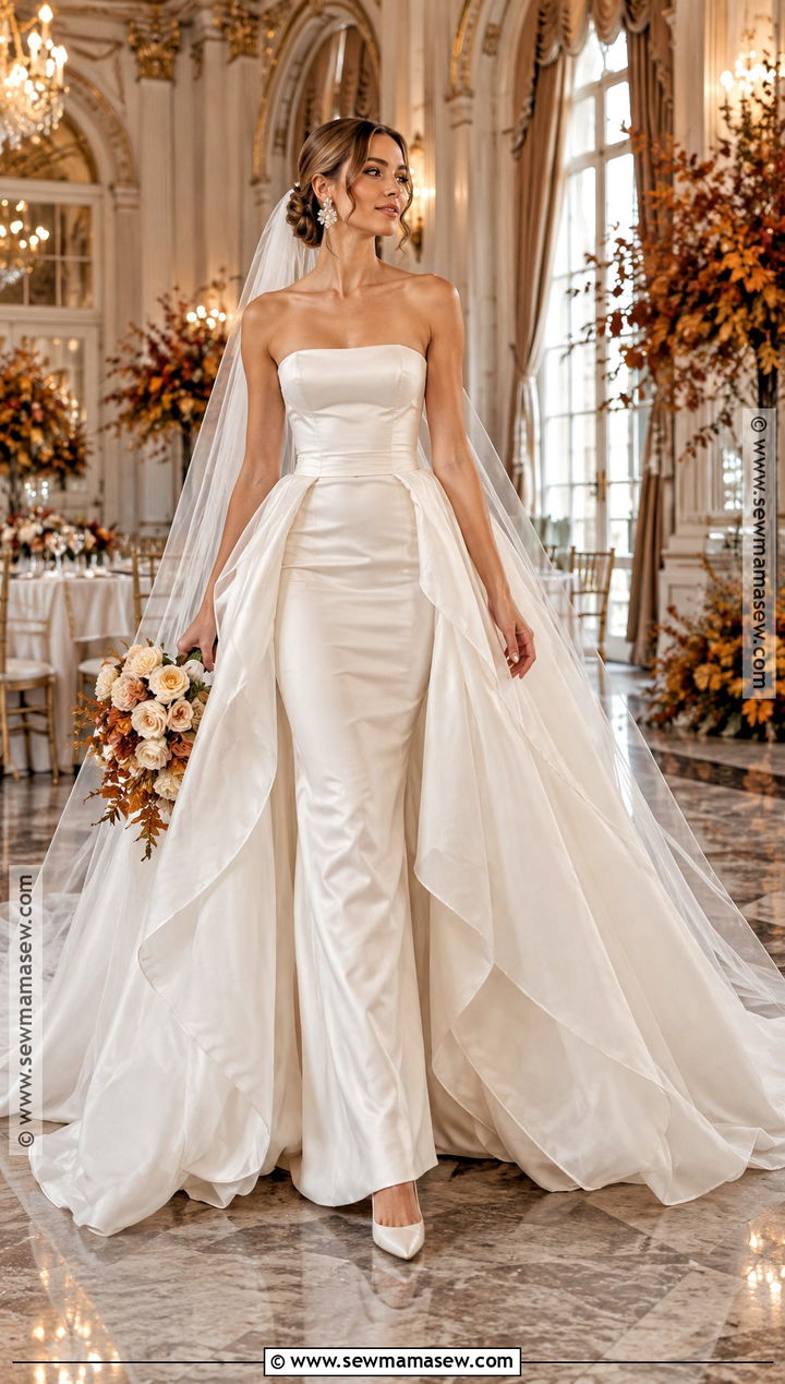 Convertible Overskirt Bridal Gown - 15 Fall 2026 Bridal Gowns