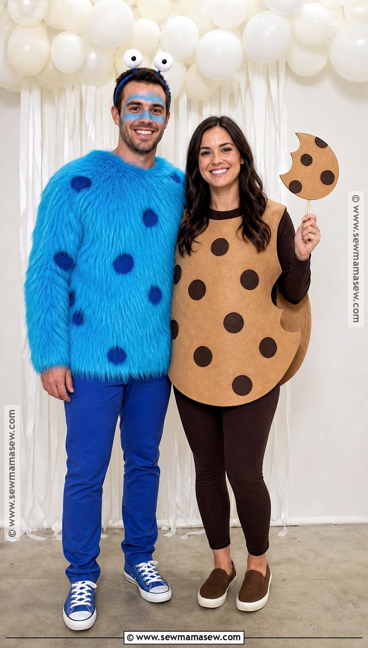 Cookie Monster And Cookie Couple Costume - 40 cookie monster costume ideas