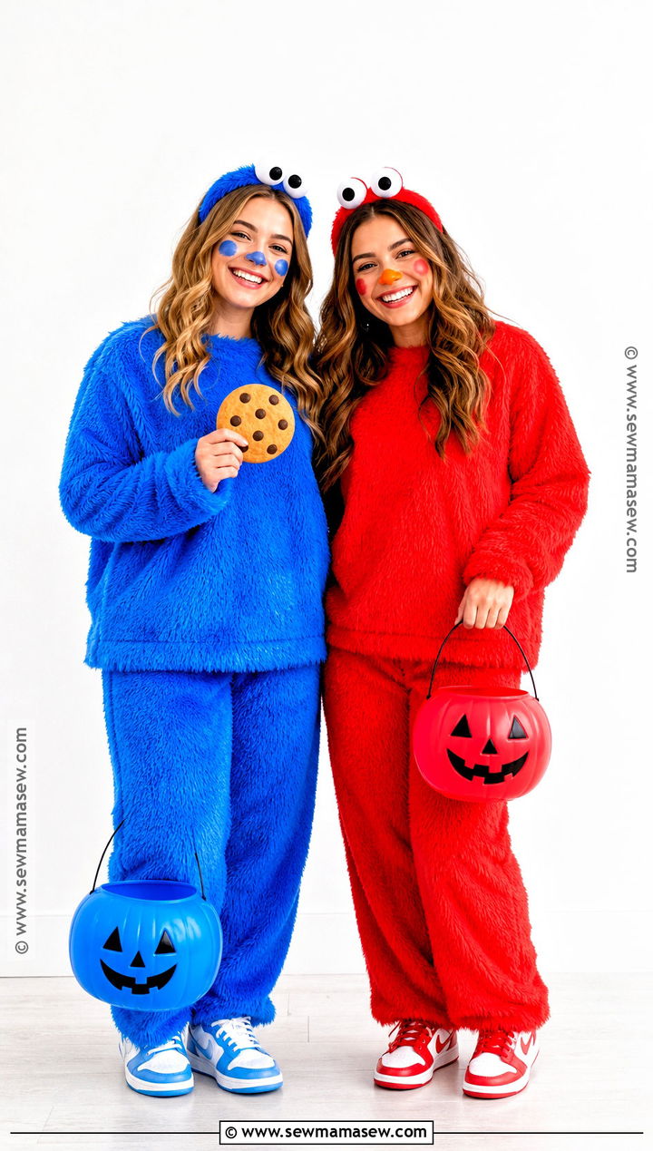 Cookie Monster And Elmo Best Friend Costume - 40 cookie monster costume ideas