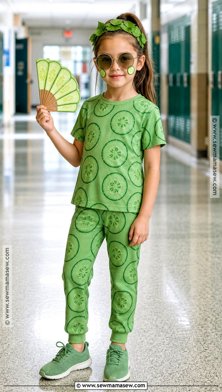 Cool As A Cucumber Idiom Costume - 35 idiom costumes for school