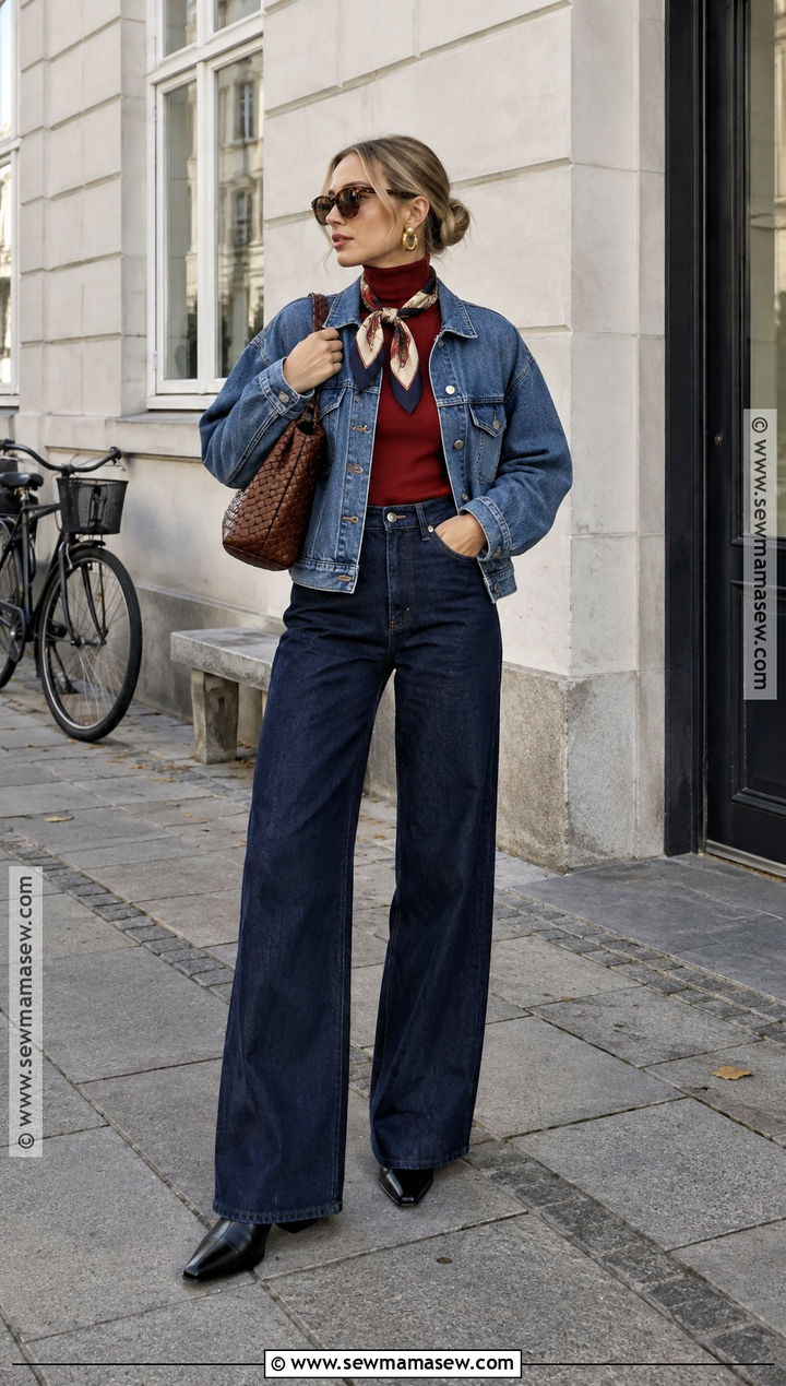 Copenhagen Fall Denim On Denim Outfit - 15 Copenhagen Fall Street Style Ideas