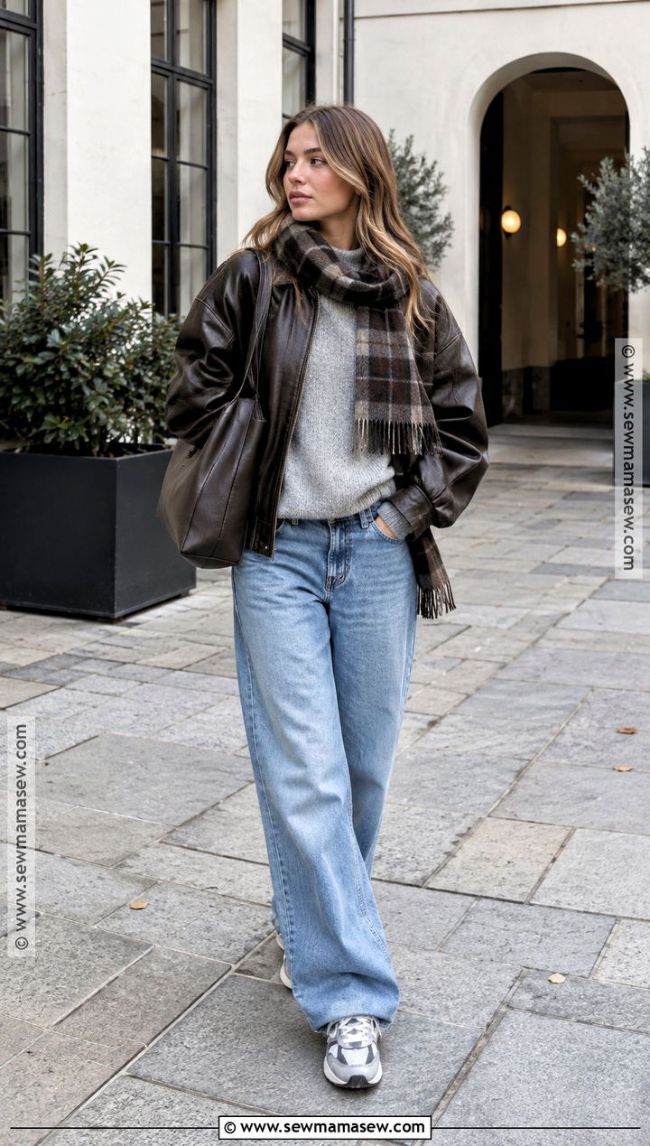 Copenhagen Fall Leather Jacket Outfit - 25 copenhagen fall style ideas